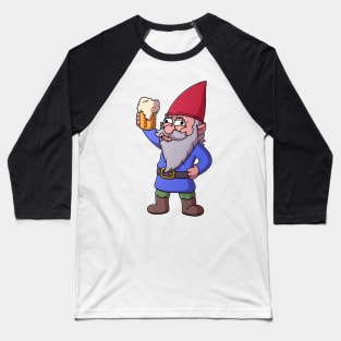 Drunk Gnome Baseball T-Shirt